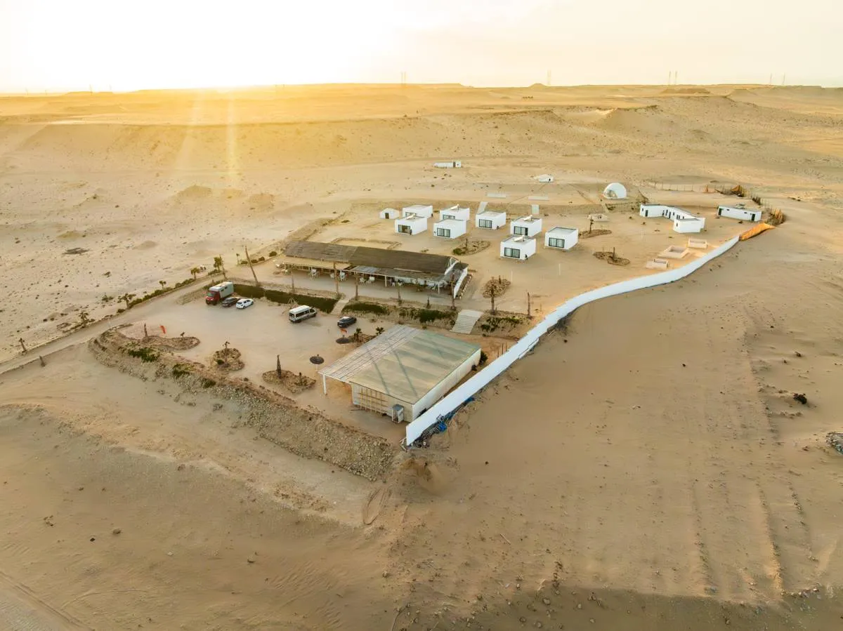 Accueil au camp Desert Sands Dakhla